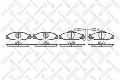 Комплект тормозных колодок 635 002-SX STELLOX